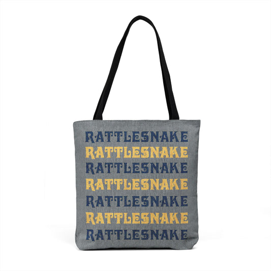 Rattlesnake repeat Woven Tote