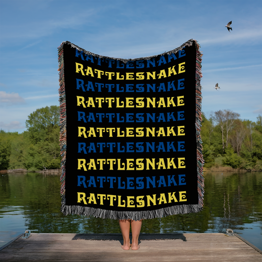 Rattlesnake Repeat Woven Blanket
