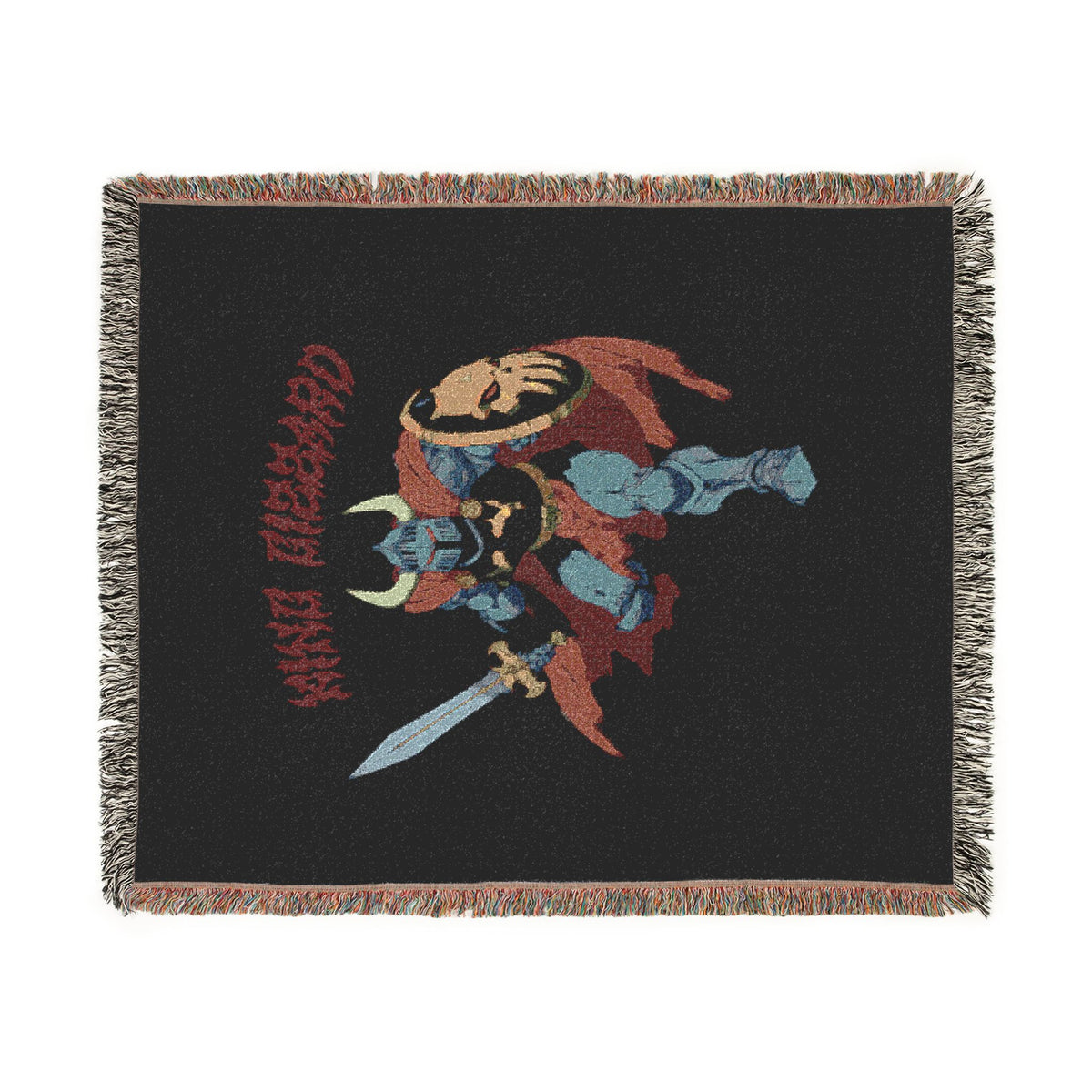King Gizzard Retro Knight Woven Blanket