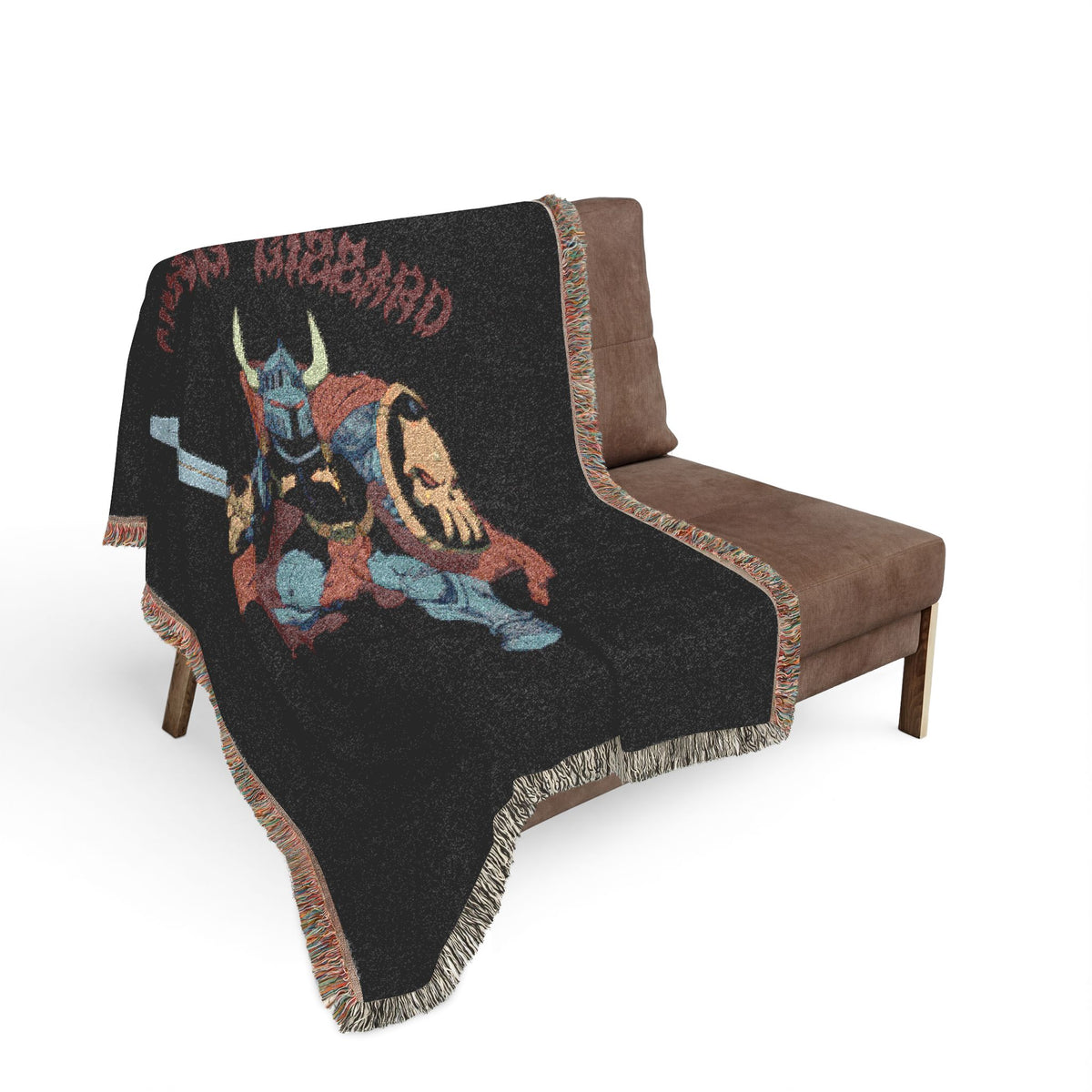 King Gizzard Retro Knight Woven Blanket