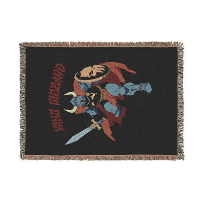King Gizzard Retro Knight Woven Blanket