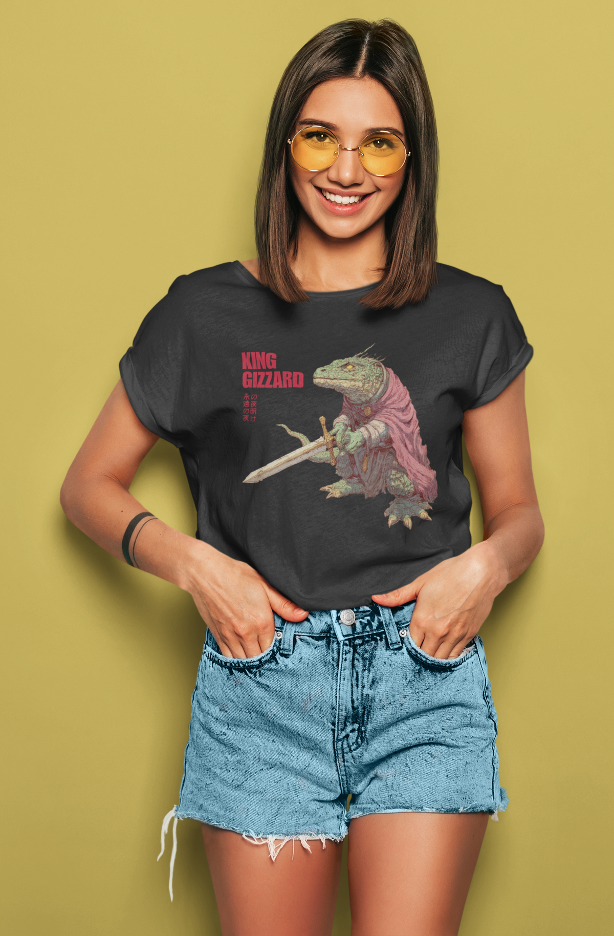 Lizard Knight holding sword Shirt